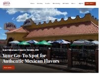 Website Screenshot Palacio Maya Mexican Restaurant