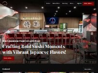 Website Screenshot Shogun Sushi