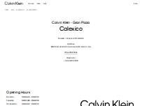Website Screenshot Calvin Klein