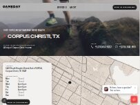 Website Screenshot Gameday Men's Health Corpus Christi, TX