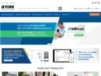 Website Screenshot YORK Factory Direct