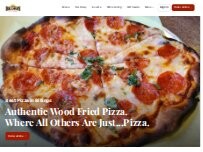 Website Screenshot Bullman's Wood Fired Pizza