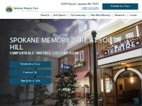Website Screenshot Spokane Memory Care at South Hill