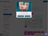Website Screenshot Planet Smoothie