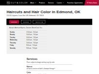 Website Screenshot Fantastic Sams Cut & Color