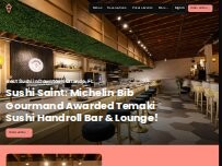 Website Screenshot Sushi Saint