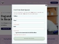 Website Screenshot Julie's Groom Room