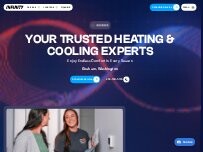 Website Screenshot Infinity Heating & Air