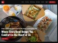 Website Screenshot Ramen Kenjo