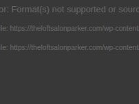 Website Screenshot Loft Salon of Parker