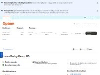 Website Screenshot Laura Betsy Fears, RD