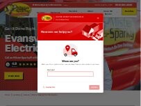 Website Screenshot Mister Sparky Evansville