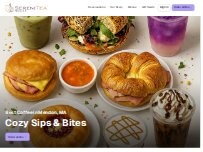 Website Screenshot SereniTea House