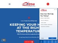 Website Screenshot All Star Heating and Cooling