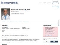 Website Screenshot Fariborz Alan Davoodi, MD