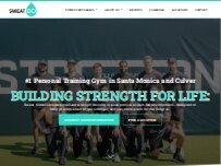 Website Screenshot Sweat 60 Personal Training - Santa Monica