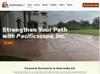 Website Screenshot Pacificscape, Inc.
