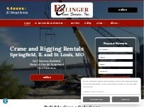 Website Screenshot Russ Erlinger Crane Service MO