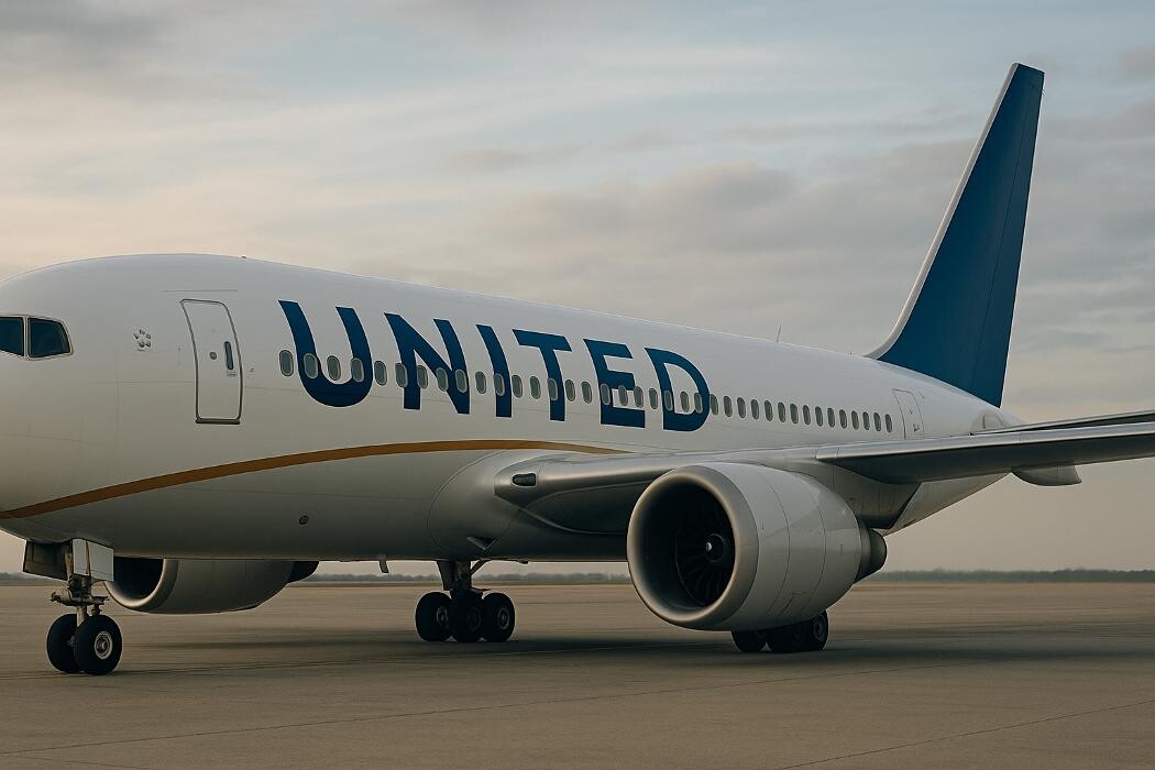Images United Flight Reservation desk- IAH Airport