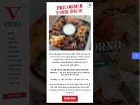Website Screenshot V Pizza + Sidecar