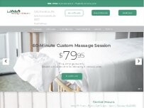 Website Screenshot LaVida Massage of South Charlotte