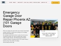Website Screenshot 101 Garage Door Repair