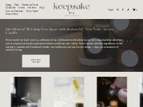 Website Screenshot Keepsake Candle Company