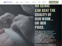 Website Screenshot Medical Associates Hair Transplant Clinic