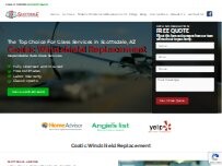 Website Screenshot Coatic Windshield Replacement