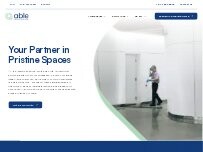 Website Screenshot Able Cleaning