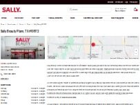Website Screenshot Sally Beauty