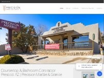 Website Screenshot Precision Marble & Granite