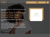 Website Screenshot APs Aesthetics and Wellness - Medical Spa