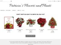 Website Screenshot Patricia's Flowers and Plants