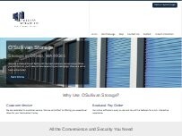 Website Screenshot O'Sullivan Storage, LLC