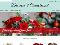 Website Screenshot Diana's Creations