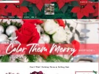 Website Screenshot Southern Belle Floral Co,