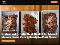 Website Screenshot Bar-B-Q Boutique Restaurant and Meat Market