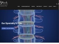 Website Screenshot Back & Neck Care Center of North County