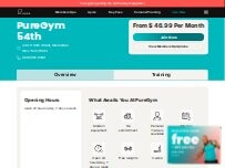 Website Screenshot PureGym - Formerly Blink Fitness