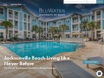Website Screenshot BluWater Apartments