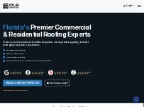 Website Screenshot CLS Roofing Contractor of Boca Raton