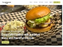 Website Screenshot Harvest Garden Cafe
