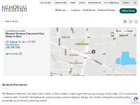 Website Screenshot Memorial Hermann Convenient Care Center in Alvin