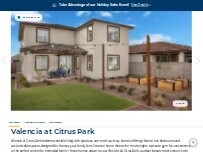 Website Screenshot Valencia at Citrus Park by Risewell Homes