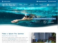 Website Screenshot Off The Deep End Pools