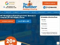 Website Screenshot The Plumber Heating & Cooling