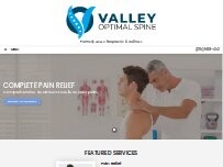 Website Screenshot Valley Optimal Spine