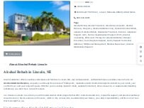 Website Screenshot Alcohol Rehab Lincoln
