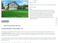 Website Screenshot Alcohol Rehab Victorville